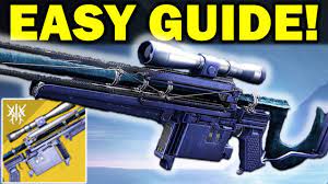 Destiny 2 How To Get The Cloudstrike Exotic Sniper Fast Easy Beyond Light Youtube