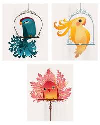 Birdie The Early Bird Funko Pop Brittney Lee Paper Sculpture Illustration Paper Crave Paper Sculpture Bird Art Birds Painting