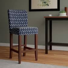 Classic Parsons Barstool Textured Navy Homepop Bar Stools Homepop Furniture