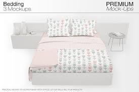 Bedding Mockup Set Bed Kids Bedding Sets Linen Bedding