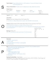 soap notes dentistry example