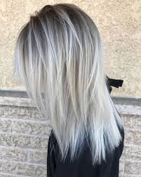 60 Shades Of Grey Silver And White Highlights For Eternal Youth Silver Blonde Hair Silver Blonde Silver Hair Color
