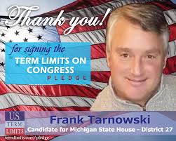 Frank Tarnowski Pledges to Support Congressional Term Limits