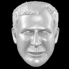 Dave Hebner. 3D printable portrait sculpt. I made another version of the  same face, but slightly different hair which can serve as Earl, if such  thing is acceptable to your taste. David