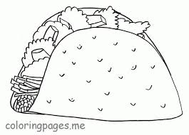 Wonderful Image Of Taco Coloring Page Entitlementtrap Com Food Coloring Pages Crayola Coloring Pages Coloring Pages Inspirational