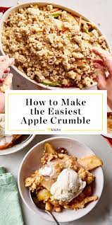 How To Make The Easiest Apple Crumble Recipe Easy Apple Crumble Apple Crumble Apple Crumble Recipe