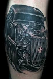 Tattoos by auto, bossier city, la. Arm Realistic Car Tattoo By Mancia Tattoos