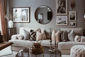 Modern Living Room Decor Round Mirror Decor Wall In 2020 Wall Mirror Decor Living Room Mirror Decor Living Room Wall Decor Living Room