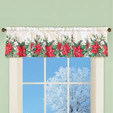 See more ideas about valance, waverly fabric, waverly valances. Christmas Red Poinsettia Floral 16 Valance Home Kitchen Handmade Products Rapidinfrastruktur Com