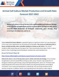 When cells are cultured directly from animal tissues and grown in an appropriate medium under specific controlled conditions, they are referred to as primary. Animal Cell Culture Market Production And Growth Rate Forecast 2017 2022 By Trending Market Report Issuu