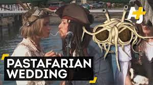 First Official Flying Spaghetti Monster Wedding Youtube