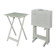 Now you can set up a tray any where around your home you need. Compass 5 Piece Tv Tray Table Set Jcpenney