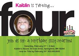 Birthday Invitation Card For 4 Year Old Boy 4th Birthday Invitations Wording Invitation Samples 2014 Boy Birthday Invitations Invitation Card Sample Birthday Party Invitation Wording