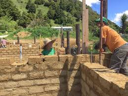 Adobe is a good thermal mass material, holding heat and cool well. Load Bearing Adobe Brick Construction