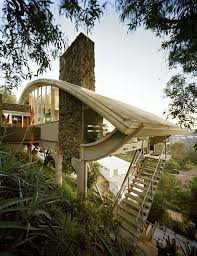 Garcia House By John Lautner Los Angeles California Also Known As The Rainbow House It Was Built In 1964 Fo Architecture Rainbow House Unique Architecture
