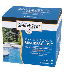 To protect a swimming pool diving board for the winter months, the pool guy recommends wrapping the board in plastic so you don't have to contend with nuts a. Diving Board Paint Kit For Swimming Pools Fiberglass Aluminum Wood