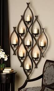 Buy top selling products like danya b™ contemporary wall sconce with medallions (set of 2) and danya b. 9 Pillar Candle Holder Kirklands Glam Chic Decor Candle Decor Iron Decor