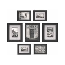 7pc Multi Size Wall Frame Set Black Gallery Perfect Wall Frame Set Frames On Wall Photo Wall Gallery