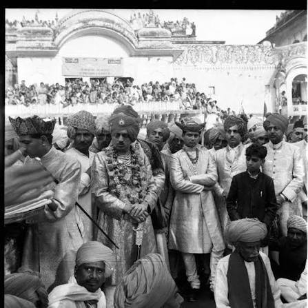 Thakore Saheb of Rajkot princely state portrait