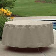 Select your patio table covers for outdoor dining from our full assortment. 48 54 Round Outdoor Patio Table Cover Pc1154 Tn Cozydays