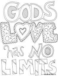 It is his divine will that young people come to faith in jesus christ and find salvation through the gospel and the work of the holy spirit to bring them to faith. God S Love Has No Limits Coloring Page Coloring Home