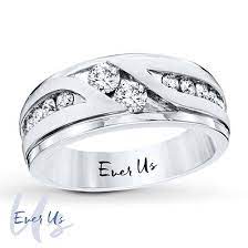 This Ever Us Two Stone Wedding Band For Him Represents The Love You Share With Your Best Friend A Cool Wedding Rings Engagement Ring For Him Mens Wedding Rings