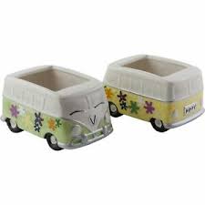 Buy your tickets online now. Hippie Van Planter Pot Garden Vase Ceramic Set Of 2 Yellow And Green 99278165924 Ebay