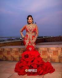 She said she is a big fan of the legendary striker. Nollywood Actress Iyabo Ojo In A Red And Gold Dress From Elegante By Tiannahstyling Of Toyi Traditional Wedding Attire Wedding Dress Styles Prom Dresses Yellow