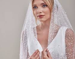 Pearl Embroidered Cathedral Length Veil, Wedding Veil, Veil With  Rhinestone-d180