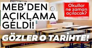 Sınıflar okula ne zaman gidecek, okullar açılacak mı? Meb Den Son Dakika Okullar Ne Zaman Acilacak Duyurusu 8 9 10 11 Ve 12 Siniflar Ortaokullar Ve Liseler Icin Okul Ne Zaman Acilacak Egitim Haberleri