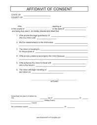Maybe you would like to learn more about one of these? 9 Affidavit Of Consent Examples Pdf Examples