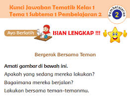 Kunci jawaban tema 1 kelas 5 sd/mi halaman 138 139 141, pembelajaran 2, subtema 3 lingkungan dan manfaatnya, tema 1 organ gerak hewan dan manusia. Terbaru Kunci Jawaban Tematik Kelas 1 Tema 1 Subtema 1 Pembelajaran 2 Jawaban Tematik Siswa