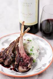 Herb Crusted Lamb Chops With Rosemary Red Wine Reduction Lamb Recipes Lamb Chop Recipes Romantic Meals