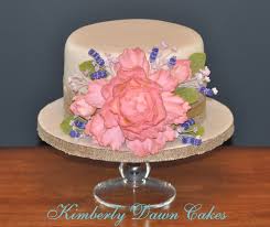 Dots stripes and much more by ellie @ ellie's elegant cakery. Peony Cake Cakecentral Com