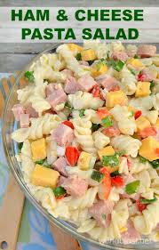 Try my deluxe leftover ham ham and pea pasta recipe. Ham And Cheese Pasta Salad With A Blast