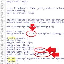 Css Color Chart Codes Or Html Color Codes Blogger Hints