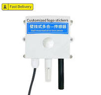 温室IoT気象ステーション4 in 1ウォールマウントRS485 4-20mA 0-5V空気品質イルミネーション湿度温度CO2センサー
