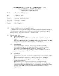 4.2 laporan kewangan 4.2.1 bendahari telah melaporkan perbelanjaan kewangan persatuan. Contoh Minit Mesyuarat Persatuan Syarikat Kerajaan Format Word