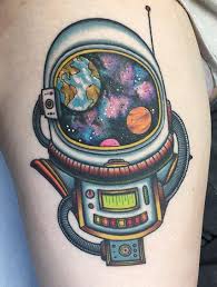 Madetolasttattoo Astronaut Tattoo Astronaut Tattoo Helmet Tattoo Space Tattoo