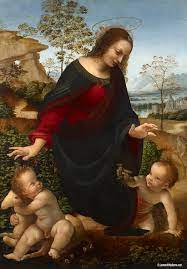Madonna and child painting leonardo. Madonna And Child With The Infant Saint John The Baptist Leonardo Wikipedia