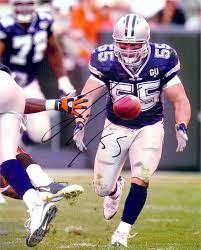Zach Thomas Football Card Zach Thomas Autographed 8x10 Dallas Cowboys Photo Dallas Cowboys Players Dallas Cowboys Football