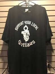All images, photographs and logos contained within this site are protected by copyright and may not be reproduced. Unisex Clothing Shoes Accs Outlaws Mc Support Your Local Outlaws White T Shirt Size S 5xl Clothing Shoes Accessories Vishawatch Com