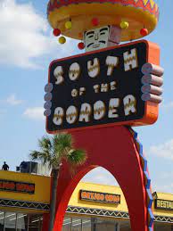 South Of The Border Sc I Remember The Funny Miles To The Border Signs We Had Fun Reading Them On Our Trips To South Of The Border Neon Jungle Florida Travel