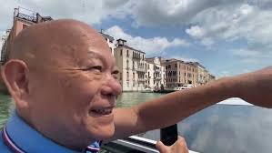 AlbertLuk888 water taxi to Venice hotel Santa Croc