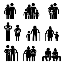Happy Family Parent Children Father Mother Grandparent Etsy Pictogram Icon Symbols