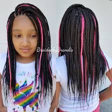 Black Box Braids Hairstyles For Kids Kids Box Braids Follow Me On Instagram Braids By Brandis Kids Box Braids Kids Crochet Hairstyles Kids Braided Hairstyles