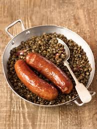 Saucisses Aux Lentilles Recette En 2020 Recettes De Cuisine Saucisse Lentille Cuisine