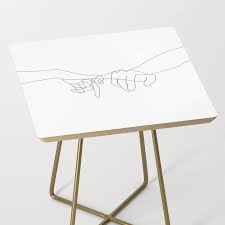 Buy Pinky Swear Side Table By Explicitdesign Worldwide Shipping Available At Society6 Com Just One Of Millions Of High Quality P Side Table Pinky Swear Pinky