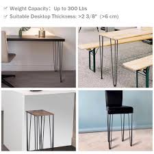 This coffee table embodies the quality craftsmanship and unmatched style you've come to expect from our brand. Furniture 28 Hairpin Legs Steel Rod Heavy Duty Furniture Leg Table Coffee Table Home Furniture Parts