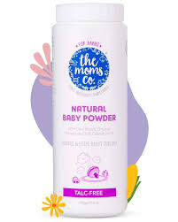 The Moms Co Talc Free Natural Baby Powder With Corn Starch 100 Natural Australia Certified Baby Powder Natural Baby Chamomile Oil